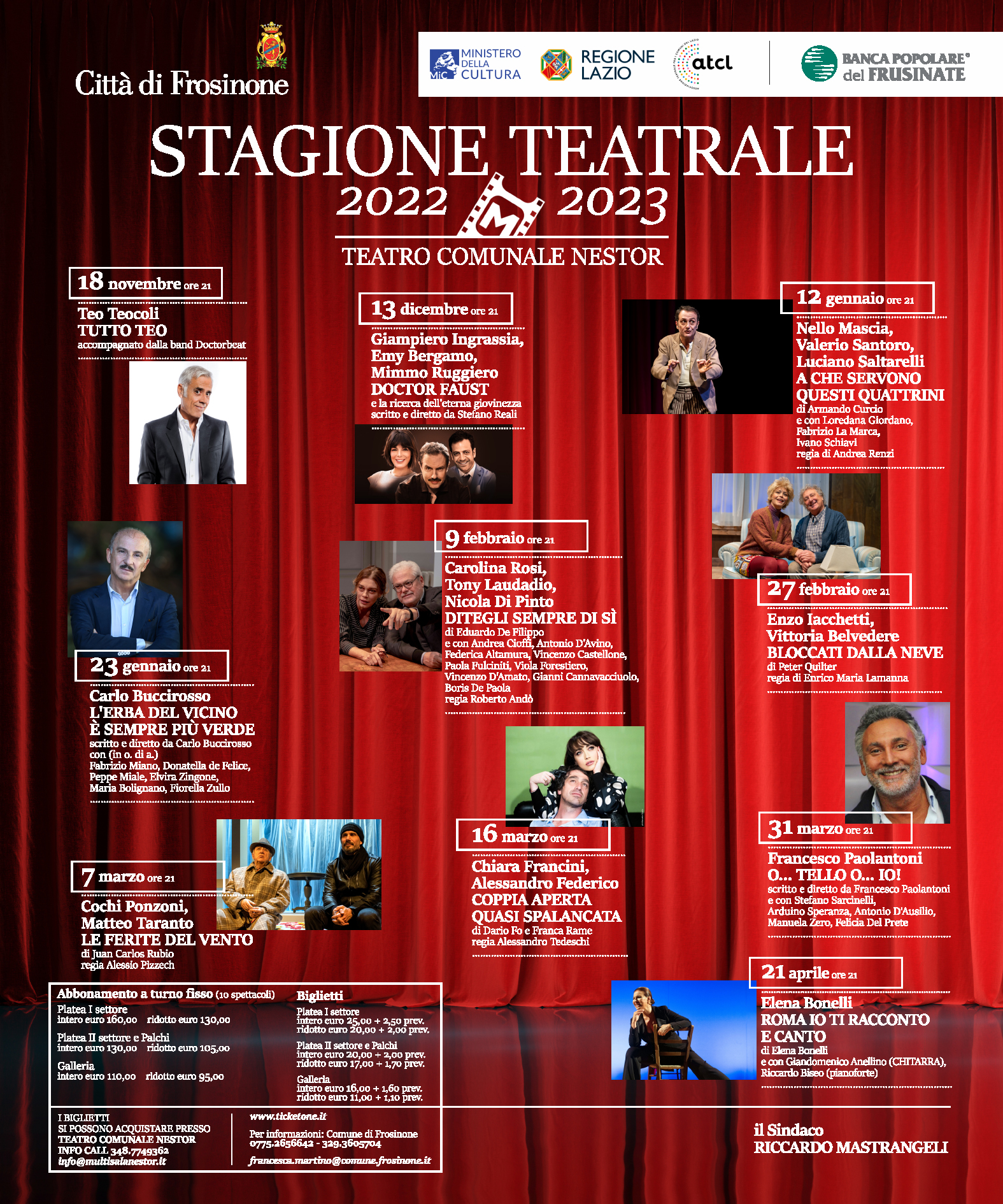 STAGIONE TEATRALE 2022-2023